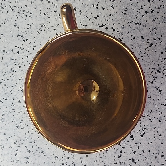 Vintage Royal Winton Grimwades English Bone China Gold Plated Cup & Saucer - Picture 5 of 7